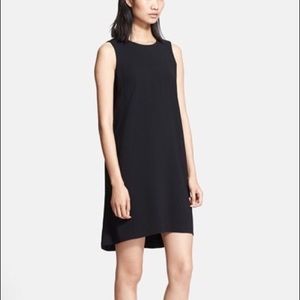 Rag & Bone mini fold split back shift pleat dress